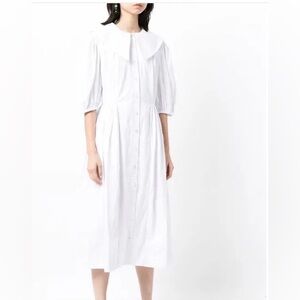 NWOT SHRIMPS Olivia Puff Sleeve Shirt Dress